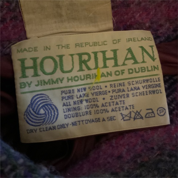 VINTAGE JIMMY HOURIHAN WOOL CAPE SIZE MEDIUM TO LARGE - Picture 3 of 9